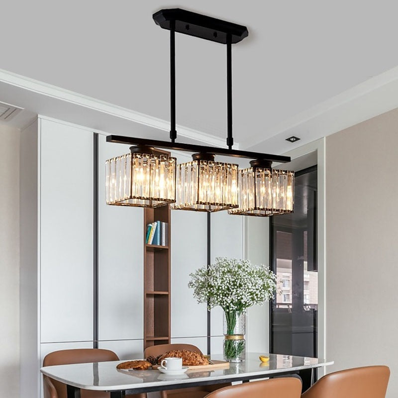 LinéaVerre | Noordse Multi-Kop Hanglamp van Glas en Metaal