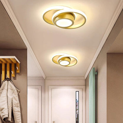 Dualo | Plafonnier LED Minimaliste à Double Anneau