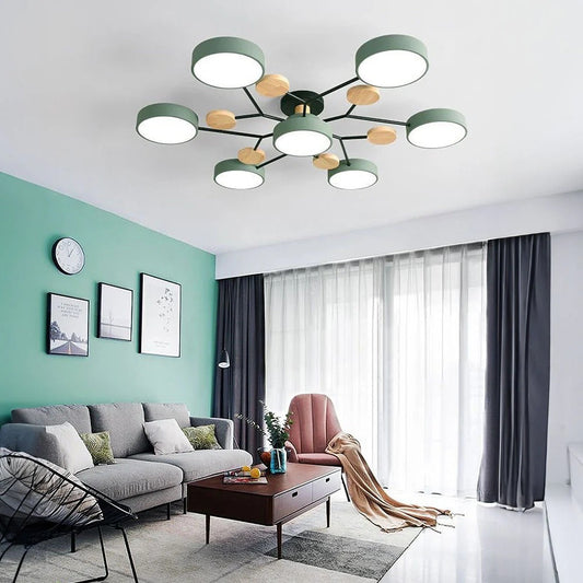 CircuLux | Plafondlamp LED Hedendaags Half-Ingebouwd in IJzer