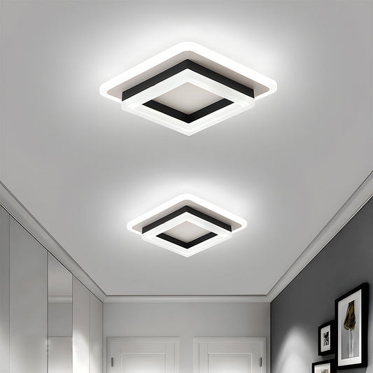 Quadralux | Moderne vierkante LED-plafondlamp voor binnengebruik