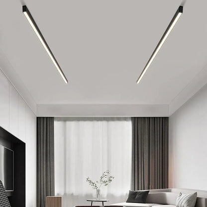 Linéora | Plafonnier LED Linéaire Minimaliste pour Séjour