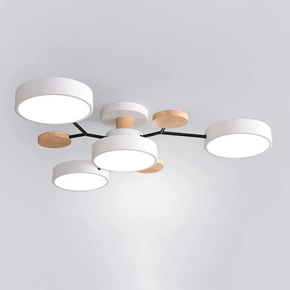CircuLux | Plafondlamp LED Hedendaags Half-Ingebouwd in IJzer