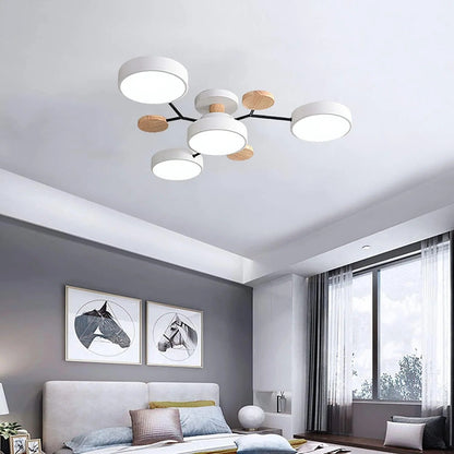 CircuLux | Plafondlamp LED Hedendaags Half-Ingebouwd in IJzer