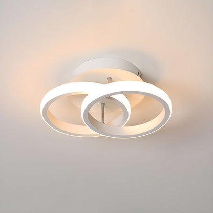 Luminairea | Moderne witte metalen LED-plafondlamp