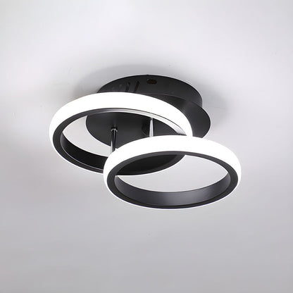 Luminairea | Moderne witte metalen LED-plafondlamp