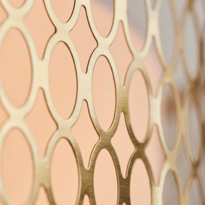 GeoLume | Semi-inbouwplafondlamp met geometrisch patroon