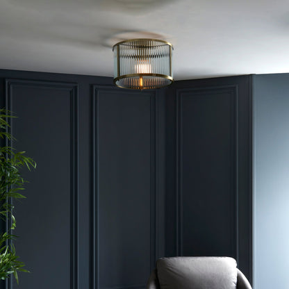BrassGlow | Elegante plafondlamp in antiek messing