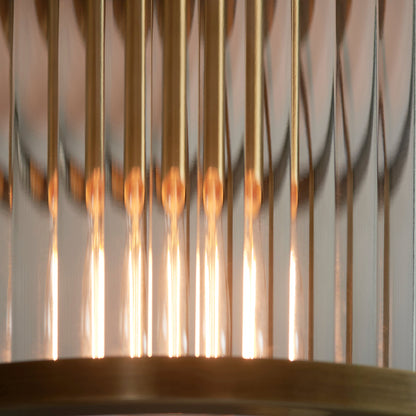 BrassGlow | Elegante plafondlamp in antiek messing