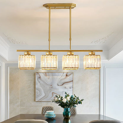 LinéaVerre | Noordse Multi-Kop Hanglamp van Glas en Metaal
