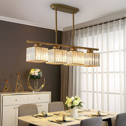 LinéaVerre | Noordse Multi-Kop Hanglamp van Glas en Metaal