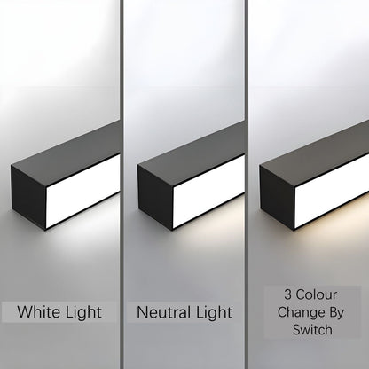 Linéora | Plafonnier LED Linéaire Minimaliste pour Séjour