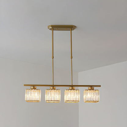 LinéaVerre | Noordse Multi-Kop Hanglamp van Glas en Metaal