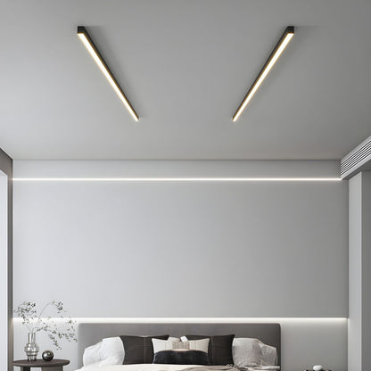 Linéora | Plafonnier LED Linéaire Minimaliste pour Séjour