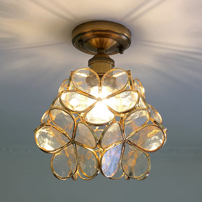 FLORAVA GLOW – Plafonnier rétro en PVC coloré