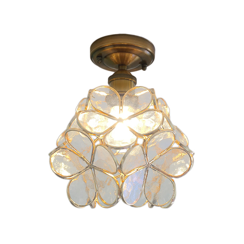 FLORAVA GLOW – Plafonnier rétro en PVC coloré