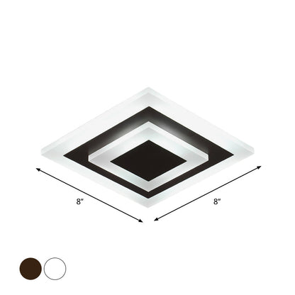 GLOVALUX CORE – Moderne LED-plafondlamp in acryl