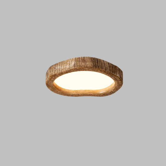 TimberGlow – Dimbare Houten Plafondlamp