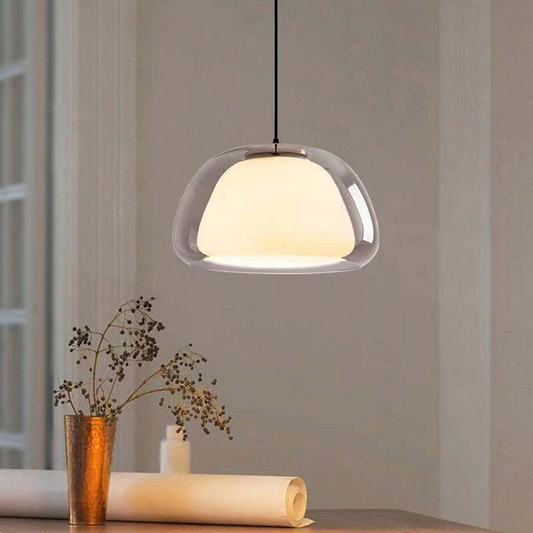 LacteaLuxe – Moderne hanglamp van melkglas