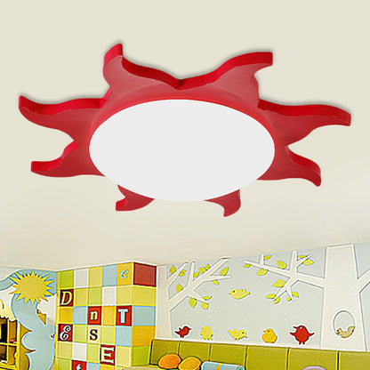 SUNLOOP FUN – LED plafondlamp van hout voor kinderen