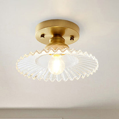 VERDÉLO – Plafondlamp van geribbeld glas