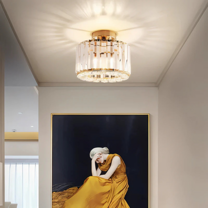 CrystalLuxe Luxueuze Kristallen Plafondlamp