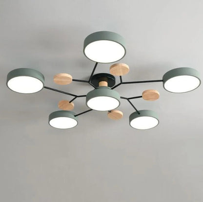 CircuLux | Plafondlamp LED Hedendaags Half-Ingebouwd in IJzer