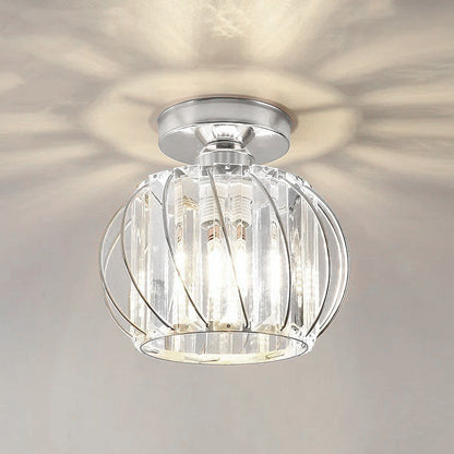 Glacera | Plafondlamp Glas & Metaal in Noordse Stijl
