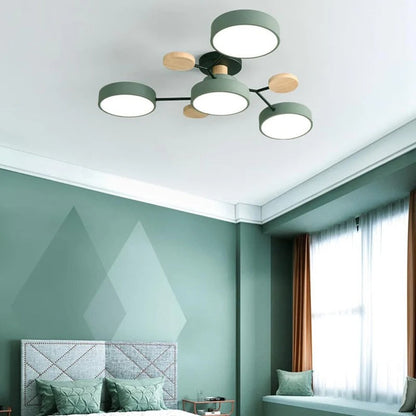 CircuLux | Plafondlamp LED Hedendaags Half-Ingebouwd in IJzer
