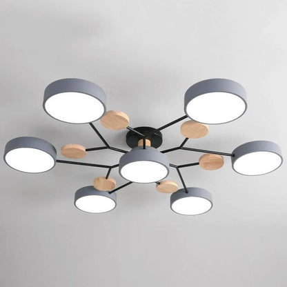 CircuLux | Plafondlamp LED Hedendaags Half-Ingebouwd in IJzer