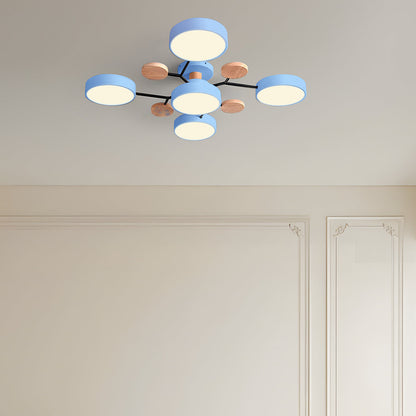 CircuLux | Plafondlamp LED Hedendaags Half-Ingebouwd in IJzer