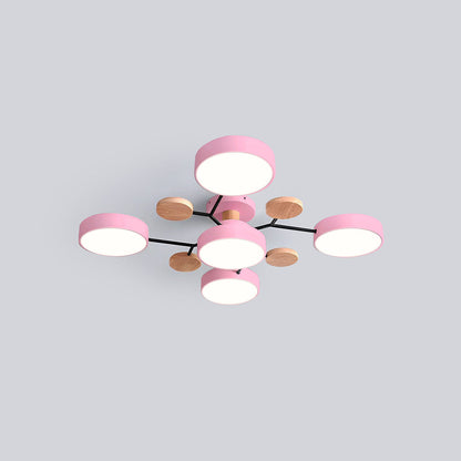 CircuLux | Plafondlamp LED Hedendaags Half-Ingebouwd in IJzer