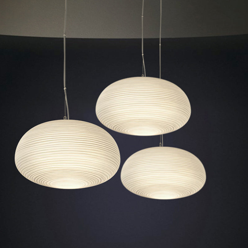 VÉRA – Hanglamp van geribbeld glas met modern design