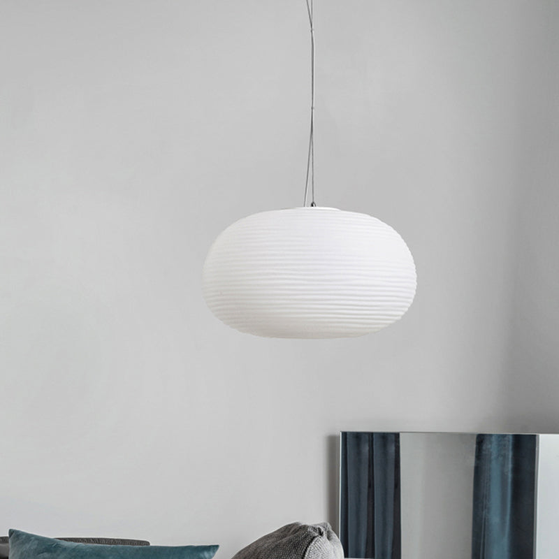 VÉRA – Hanglamp van geribbeld glas met modern design