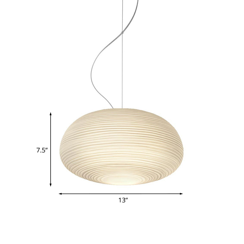 VÉRA – Hanglamp van geribbeld glas met modern design