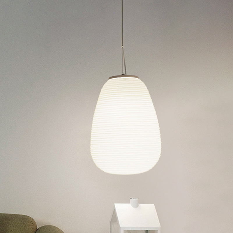 VÉRA – Hanglamp van geribbeld glas met modern design