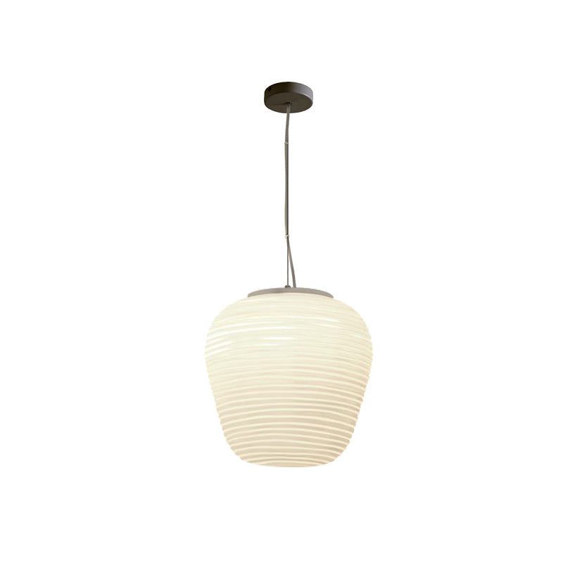 VÉRA – Hanglamp van geribbeld glas met modern design