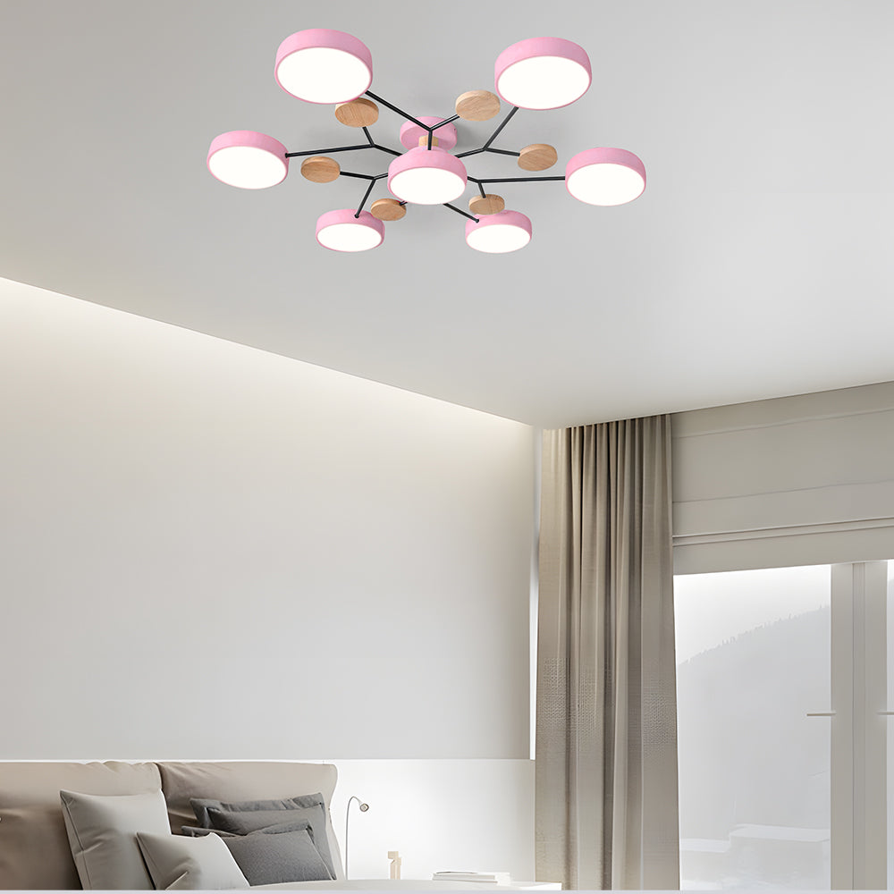 CircuLux | Plafondlamp LED Hedendaags Half-Ingebouwd in IJzer