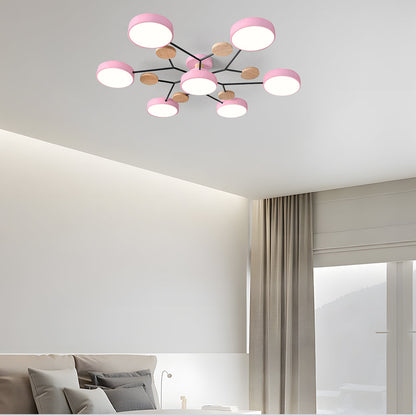 CircuLux | Plafondlamp LED Hedendaags Half-Ingebouwd in IJzer