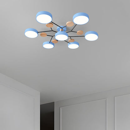 CircuLux | Plafondlamp LED Hedendaags Half-Ingebouwd in IJzer