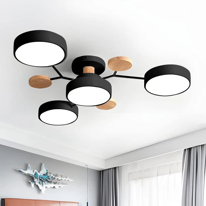 CircuLux | Plafondlamp LED Hedendaags Half-Ingebouwd in IJzer
