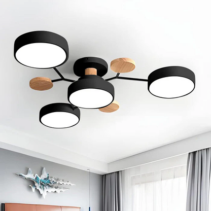 CircuLux | Plafondlamp LED Hedendaags Half-Ingebouwd in IJzer