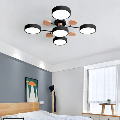 CircuLux | Plafondlamp LED Hedendaags Half-Ingebouwd in IJzer