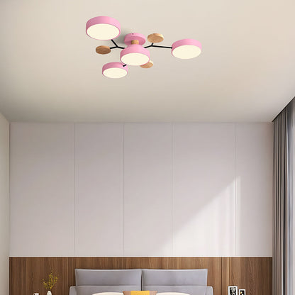 CircuLux | Plafondlamp LED Hedendaags Half-Ingebouwd in IJzer