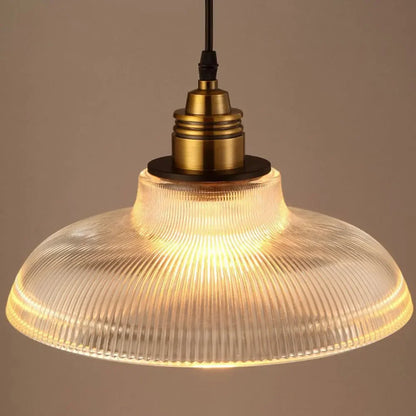 GlassLuxe | Klassieke hanglamp van glas en messing