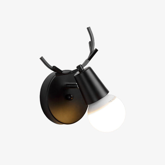 CerfLumi – LED wandlamp in de vorm van een hert van hout