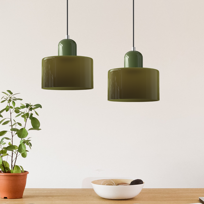 VitraLuxe – Lampe Suspendue en Verre Inspirée du Bauhaus