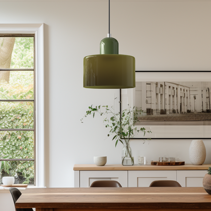 VitraLuxe – Lampe Suspendue en Verre Inspirée du Bauhaus
