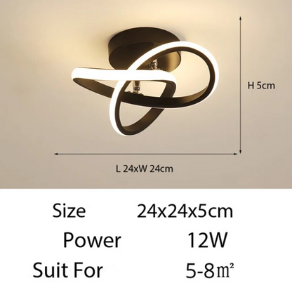 Solarys | Moderne LED-plafondlamp met instelbare helderheid