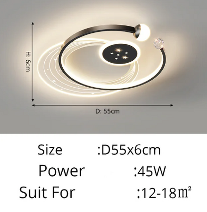 Stellarix | Moderne LED-plafondlamp met dimbare intensiteit