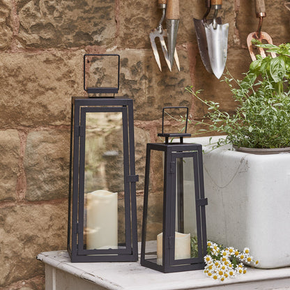 SOLVISTA DUO – Set van metalen solar lantaarns